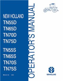 Claas TN55D, TN55S, TN65D, TN65S, TN70D, TN70S, TN75D, TN75S tractor pdf operator's manual  - Claas manuals - NH-6036461100-O...