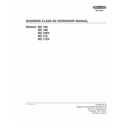 Freightliner Business Class M2 100-112V truck pdf workshop manual  - Freightliner manuals - FREIGHT-M2-2015-WM-EN