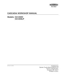 Freightliner Cascadia CA125DC, CA125SLP truck pdf workshop manual  - Freightliner manuals - FREIGHT-STI-487-WM-EN