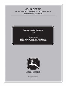 Manual técnico em pdf da retroescavadeira John Deere 110 - John Deere manuais - JD-TM1987-EN