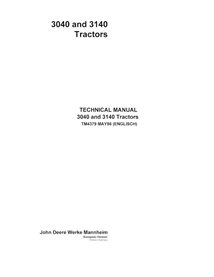 TM4379 John Deere 3040, 3140 tractor technical manual (TM4379)