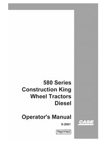 Case 580CK backhoe loader pdf operator's manual  - Case manuals - CASE-9-2061-OM-EN