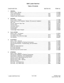 Manuel d'entretien PDF de la chargeuse-pelleteuse Case 580K - Case manuels - CASE-8-12790-SM-EN