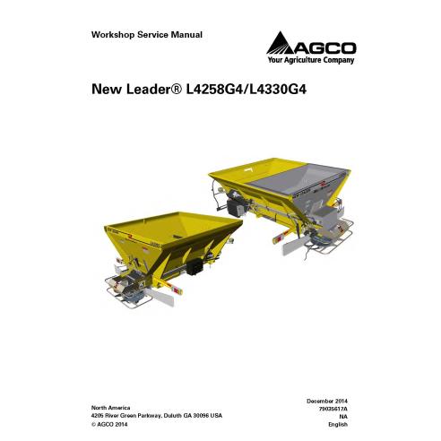 Nuevo manual de servicio de taller del sistema de aplicación Leader L4258G4 / L4330G4 - New Leader manuales - CHAL-79035617A