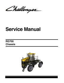 Manual de serviço do chassi do aplicador Challenger RG700 - Challenger manuais